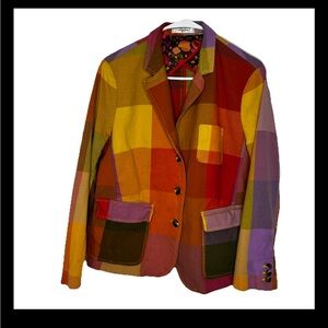 Vintage Liz Claiborne New York Color Block Blazer